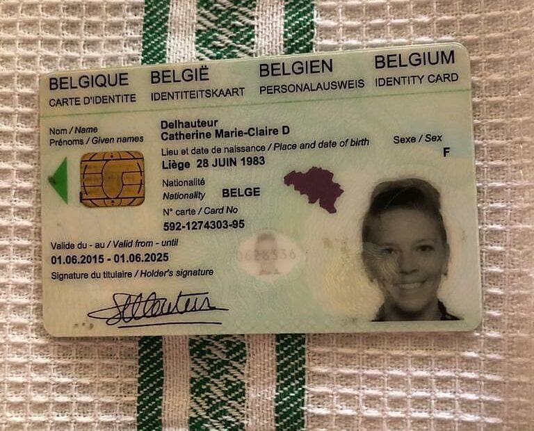 Belgian id card