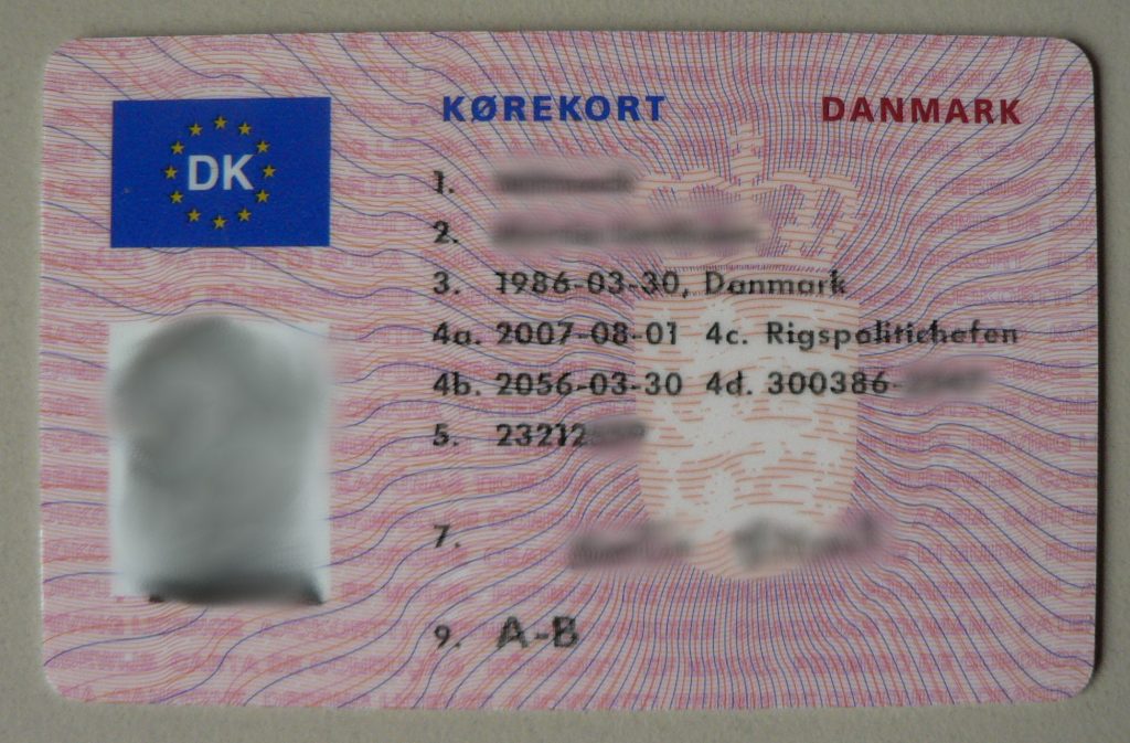 Danish drivers License